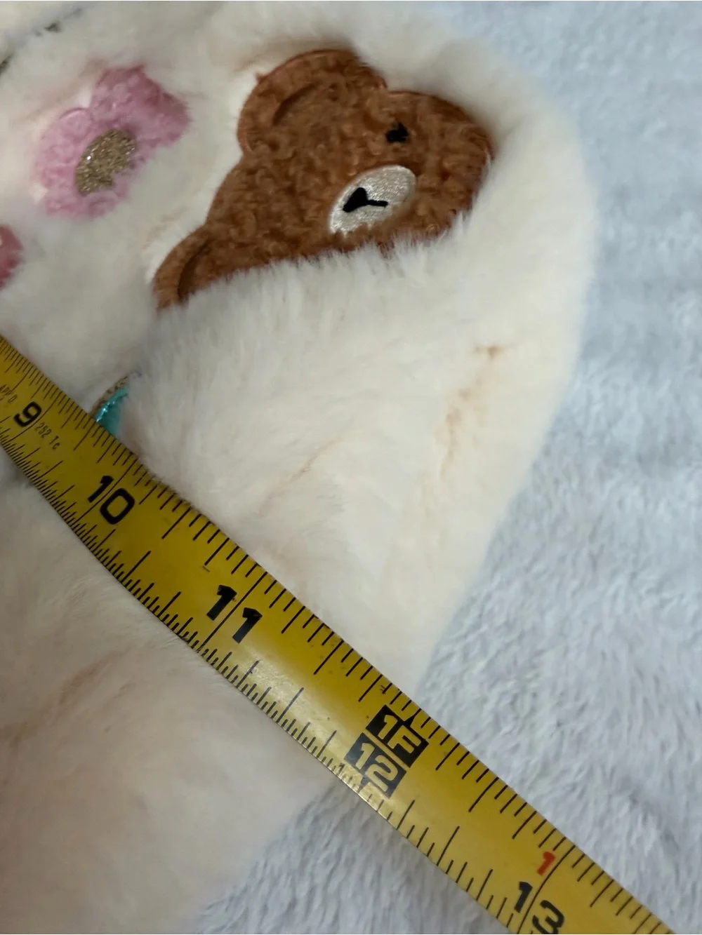 Claire’s Plush Teddy Bear Bunny Mushroom Mini Backpack Cream Lavender